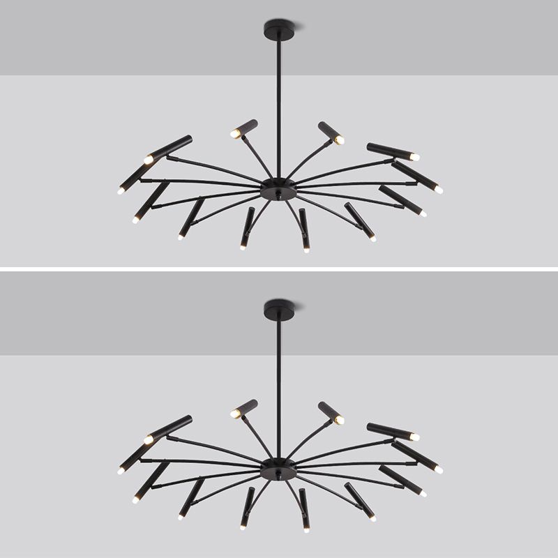 Sputnik Light Aymétriel Chandelier de plafond moderne pour salle à manger du salon