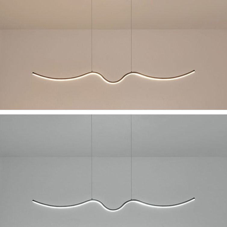 Modern Island Light Fixture Metal Dining Room Island Pendant Light