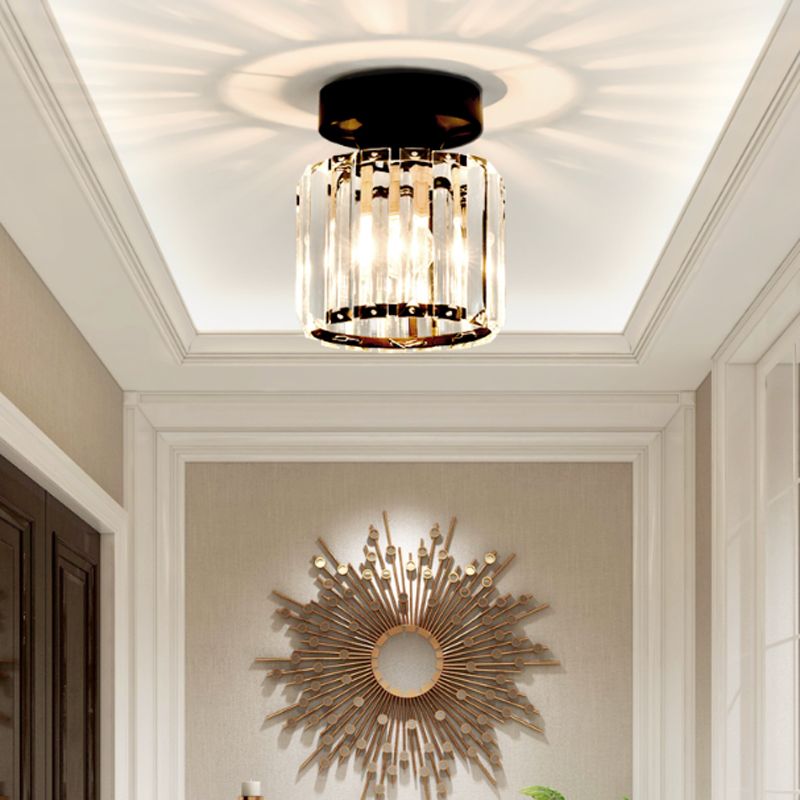 Ultra-Contemporary Flush Mount Ceiling Light Crystal Flush Light for Corridor