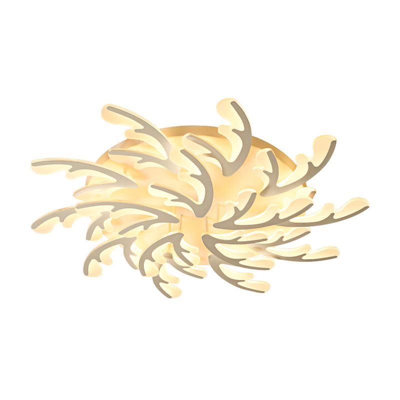 Fixtures de la lumière du corail Simplicité Acrylique Fixation lumineuse Fixtures pour la chambre à coucher