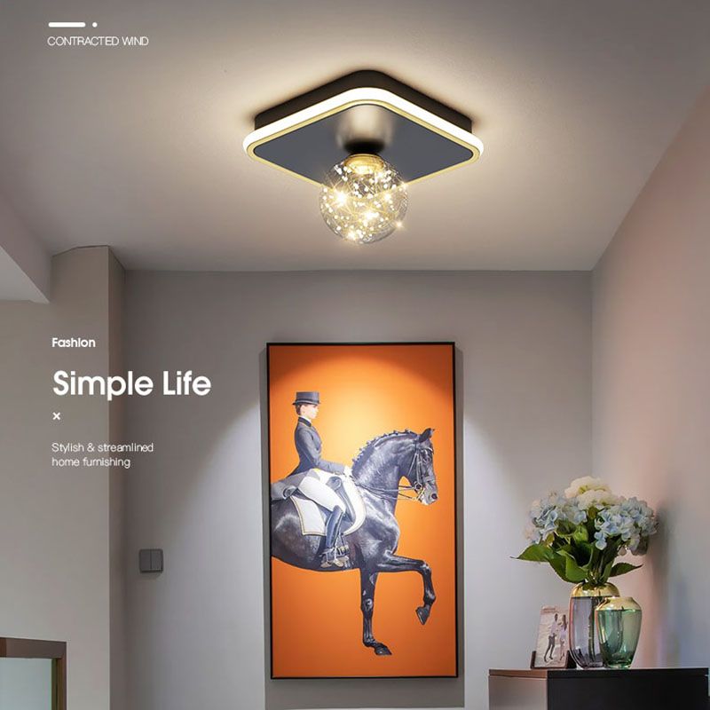 Spherical Flush Mount Ceiling Lights Modern Flush Mount Ceiling Lights