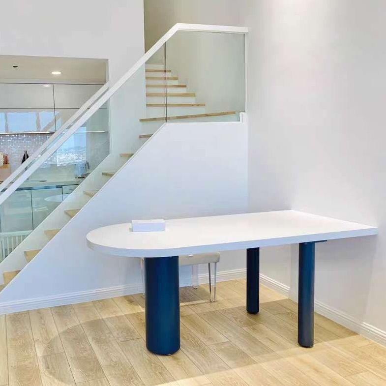 Free Form Solid Wood Table Simplicity 3 Legs Table for Dining Room