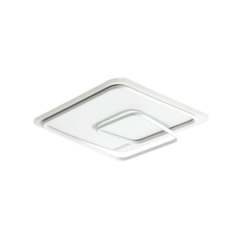 Techo De Forma Cuadrada Accesorios De Metal Estilo Moderno 2 Luces Montadas En El Techo