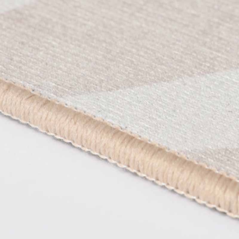 Artistic Indoor Carpet Contrast Panel Modern Rug Polyester Washable Carpet with Non-Slip Backing