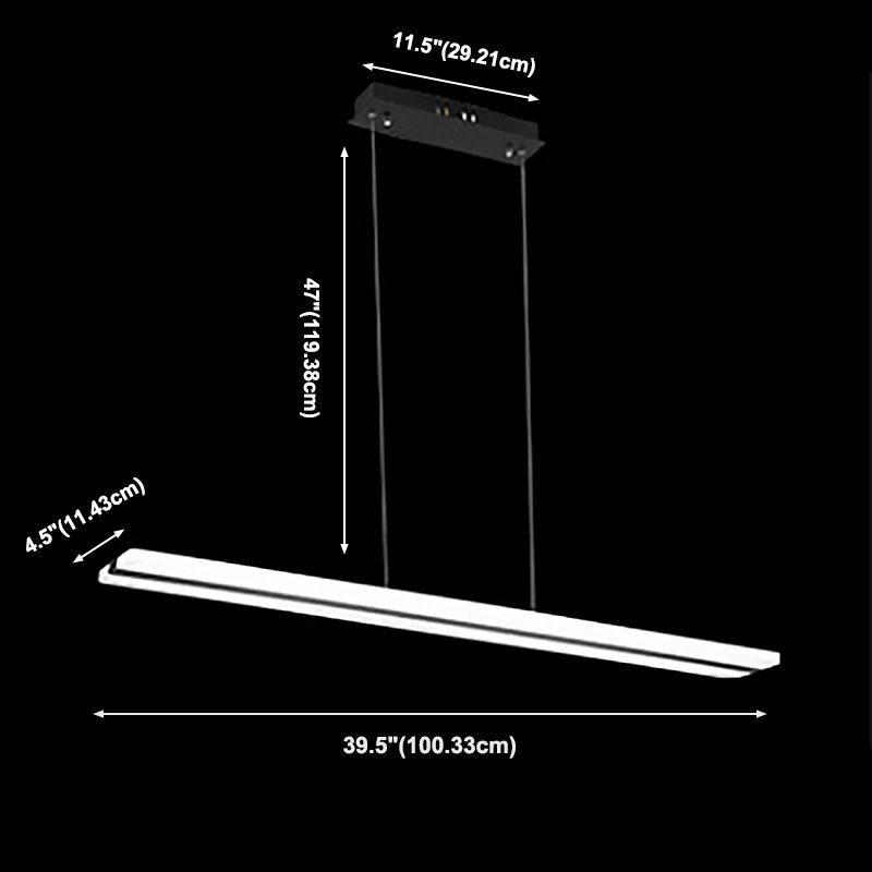 LED RECTANGE FORME LAMPE PROSIBLE MODER