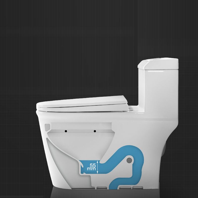 Modern Ceramic White Flush Toilet Floor Mounted Urine Toilet for Bathroom