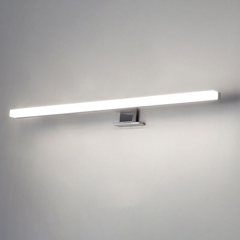 Contemporary Minimalism Linear Makeup Mirror Light Aluminum Alloy Wall Mount LED Vanity Light