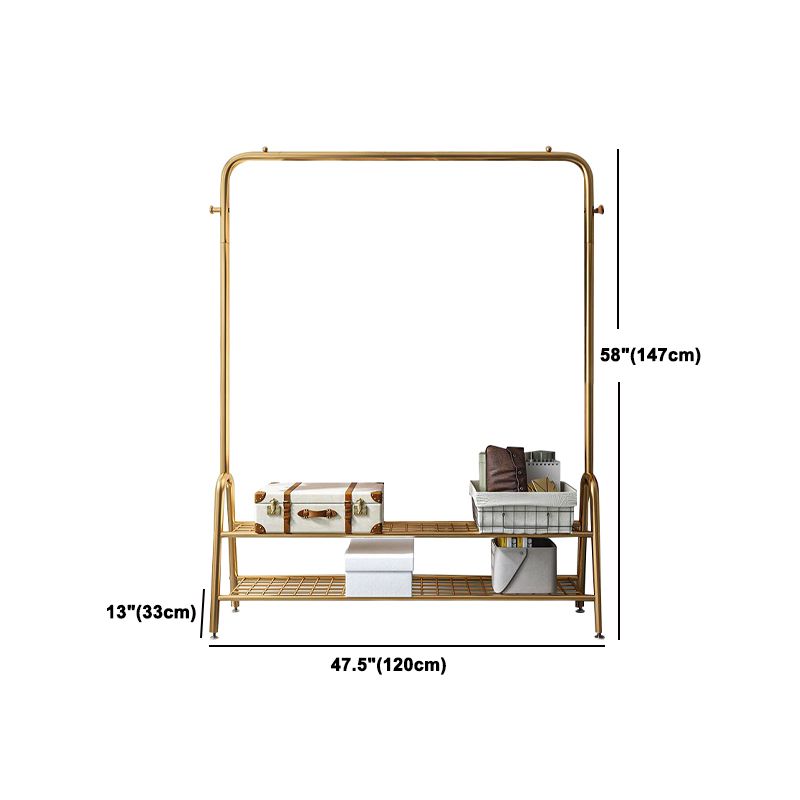 Contemporary Style Wardrobe Metal Bedroom Wardrobe Closet With Shelf