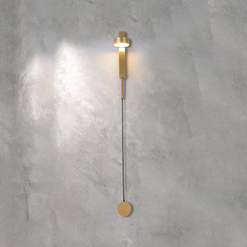 Modern Metal Rotatable Wall Light Geometric 8.5" High LED Wall Sconce for Living Room