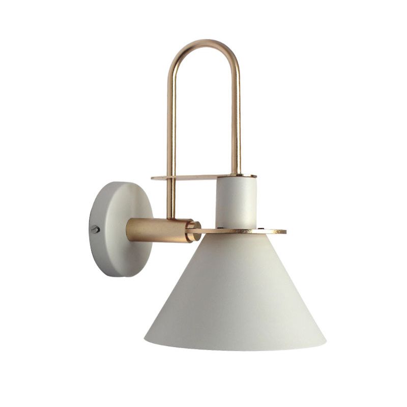 Modern Metal Wall Sconce Colorful Wall Light Fixture for Bedroom