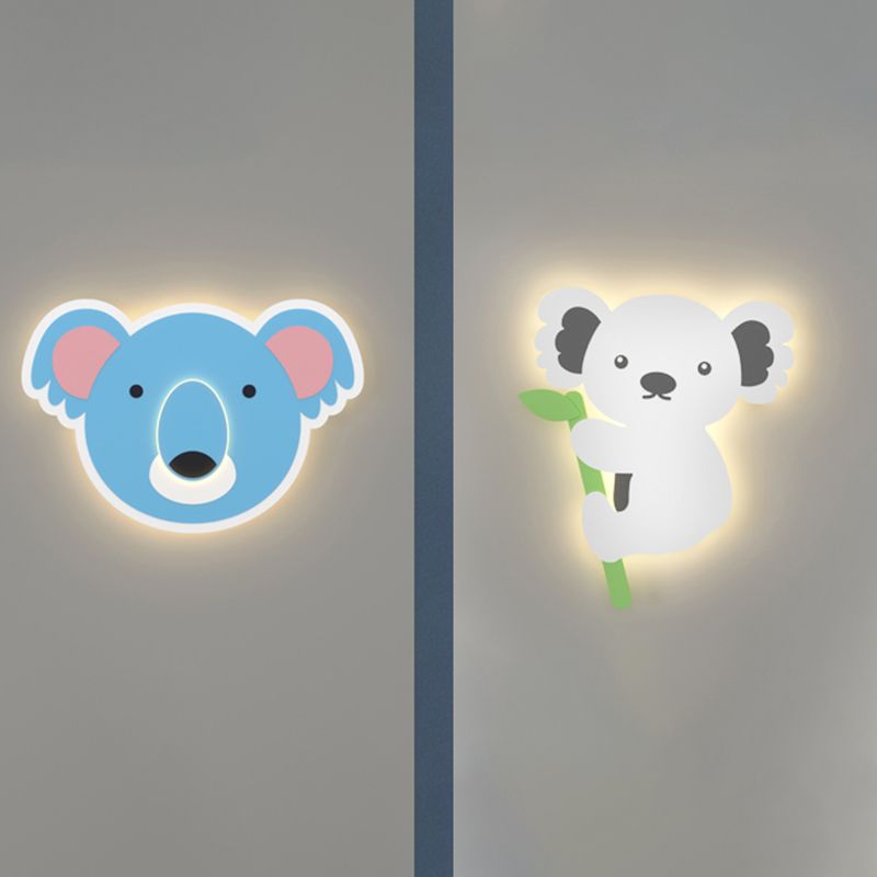 Cartoon Wall Light Fixture Modern Style Metal Wall Mount Lighting
