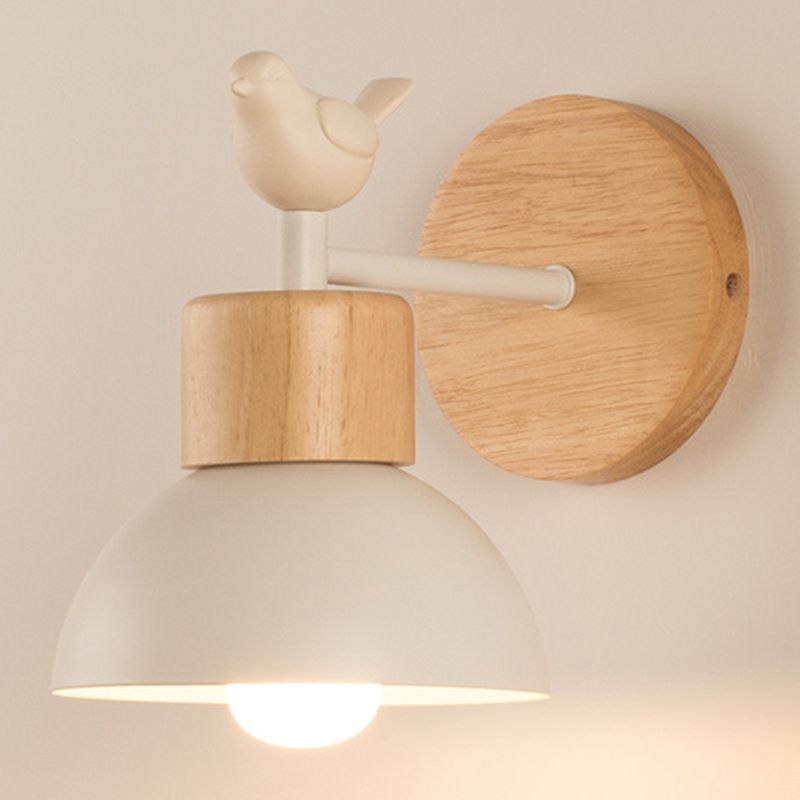 Modern Bowl Shape Wall Sconce Lights 1 Light Wall Light for Living Room