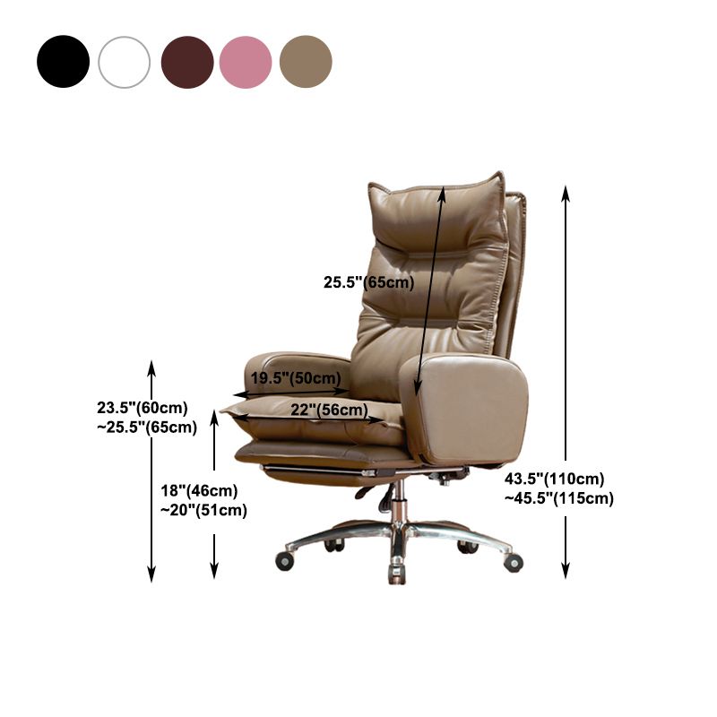 Modern Padded Arms Managers Chair Adjustable Seat Height Chair