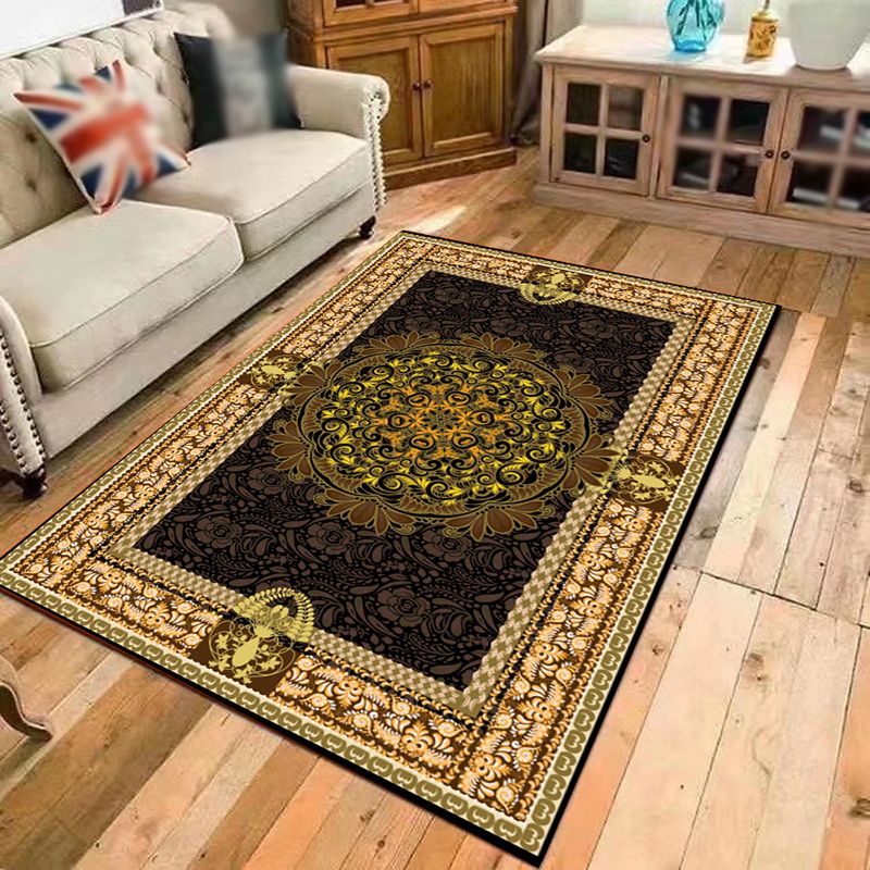 Alfombra de decoración del hogar de la alfombra de la alfombra floral de la alfombra del hogar