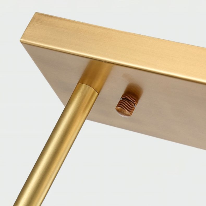 Sphere Island Lighting Contemporary Glass Island Kroonluchter in gouden afwerking