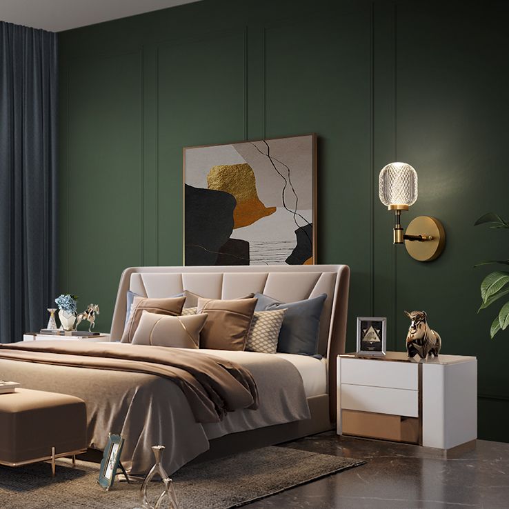 Modern Sphere Wall Mount Light Fixture 1 Light Wall Sconce for Living Room