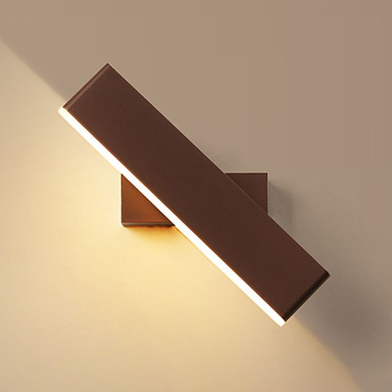 Rotatable LED Wall Mount Light Modern Style Wall Light with Acrylic Shade for Living Room