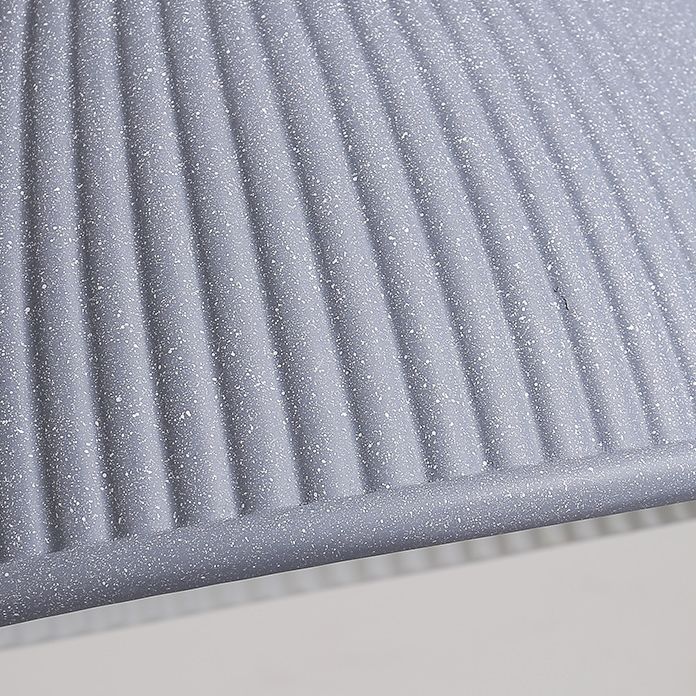 Ribbed Hanging Pendant Light Minimalist Style Resin Pendant Lighting Fixture for Dinning Room