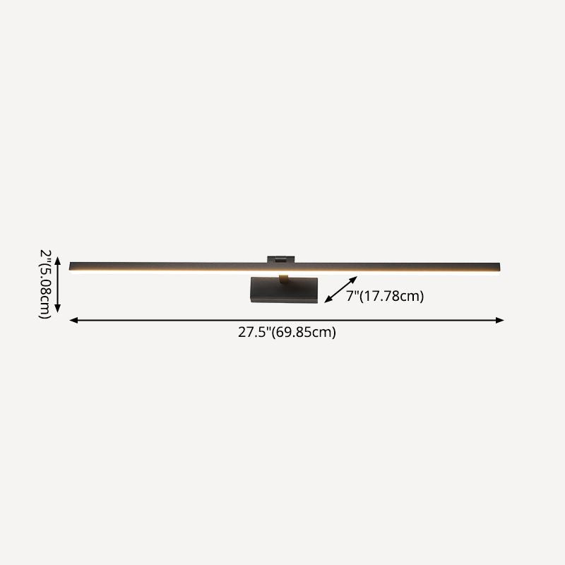 Minimalismus Leuchtenlicht 1-Licht-Aluminium Linear Wandmontage Licht für Badezimmer