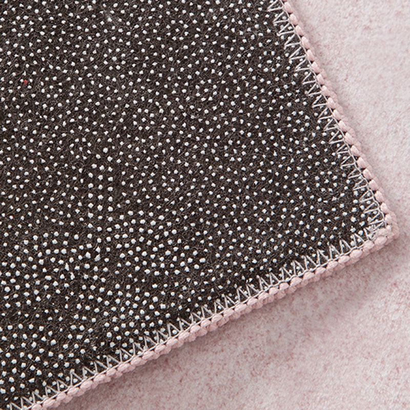 Round Multicolor Nordic Area Rug Polyester Abstract Rug Stain Resistant Indoor Rug for Living Room