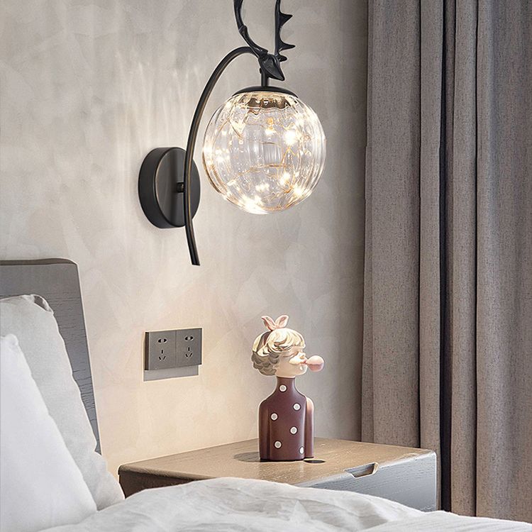 Modern Creative Creative LED LAMPAGGIO GLOGO GLOGE GLOBE DONCE PER LA CAMERA DA PAZIONI CON DEORAZIONE