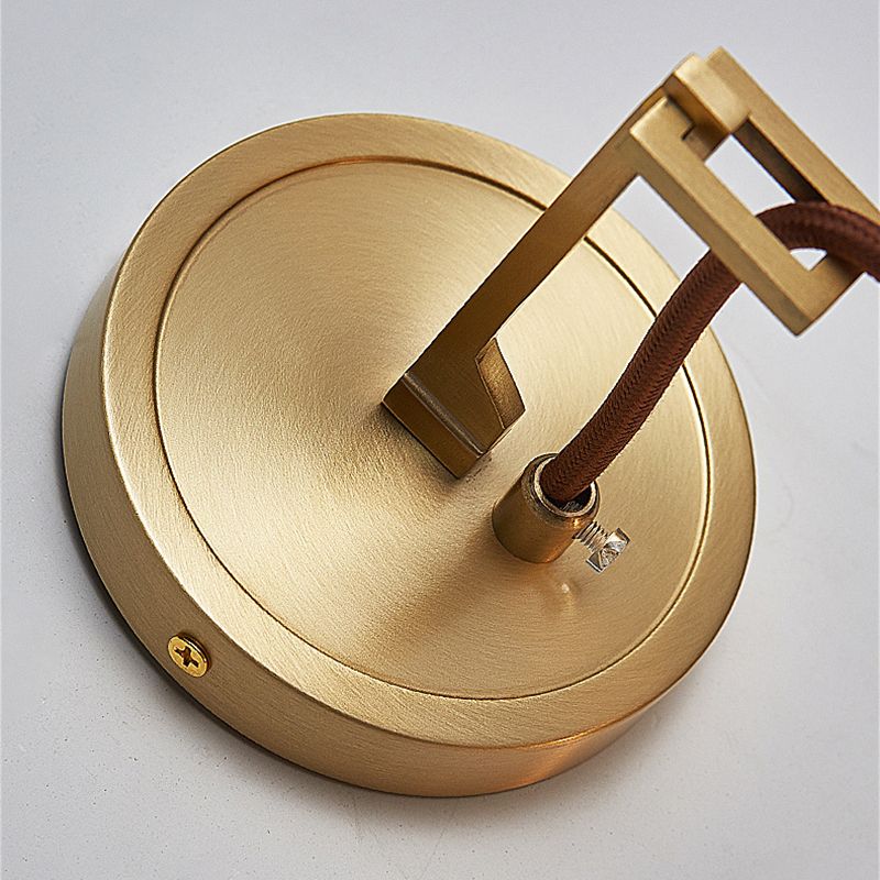 Teardrops Wall Mount Light Fixture Modern Style Crystal 1-Light Sconce Lights in Gold