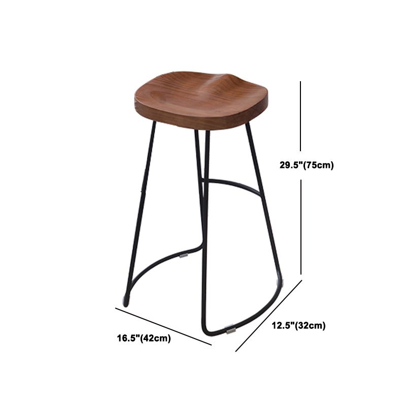 Industrial Solid Wood Counter Set 1/2/3 Pieces Living Room Bar Stool and Table Set