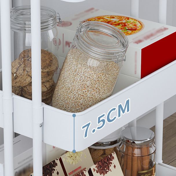 Metal Frame Open Etagere Bookshelf Contemporary Vertical Bookcase with Caster Wheels