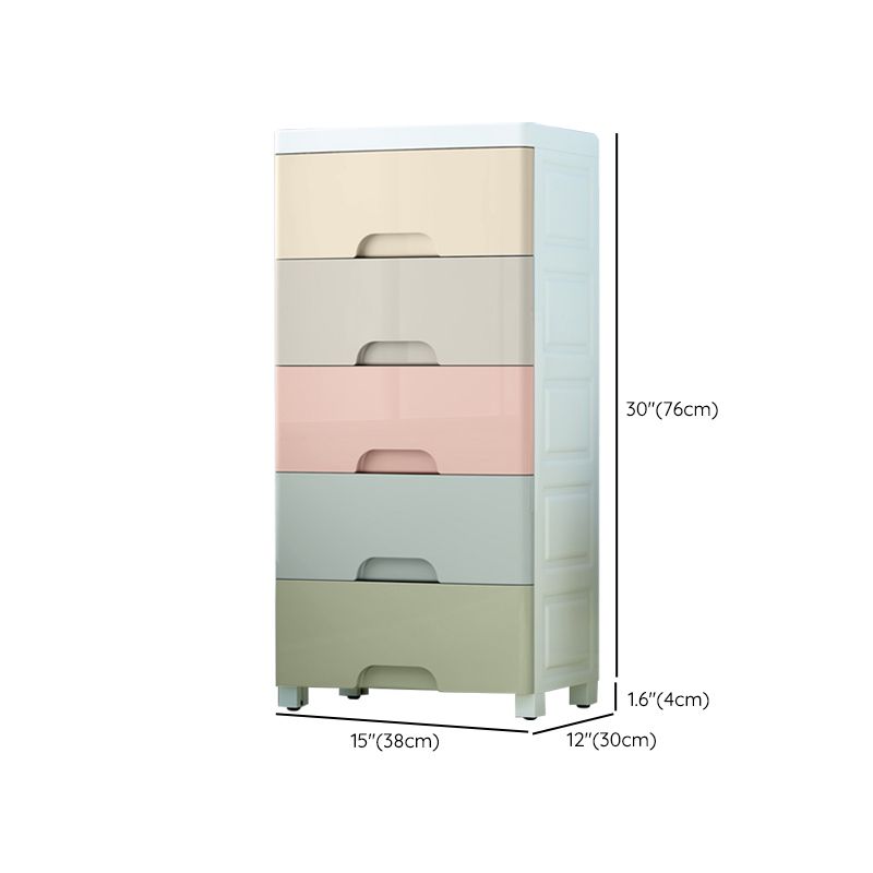 Non-Hanging Armoire with Drawer Plastic Storage Cabinet with Legs