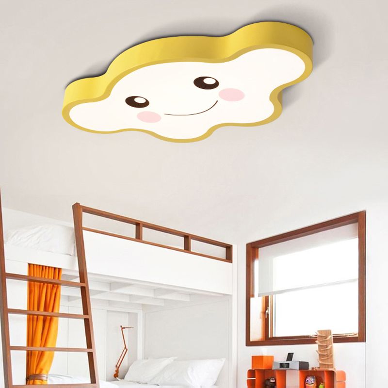 Cloud-Themed Kid Schlafzimmer Decke Flush Mount Acryl Cartoon Flush Mount Deckenleuchte