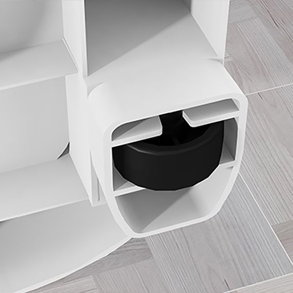 Contemporary Wardrobe Armoire with Legs Plastic Storage Cabinet