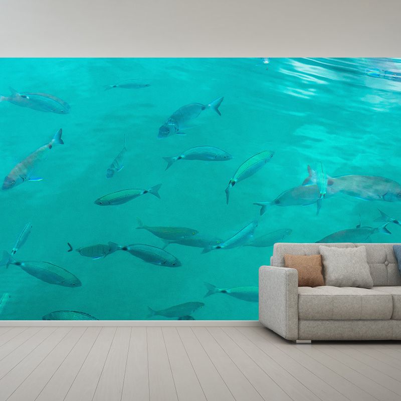 Attractive Wall Mural Seabed Patterned Living Room Wall Mural