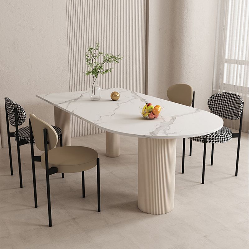 Modern Style Sintered Stone Dining Table Set 1/4/5 Pieces Dining Set for Home Use