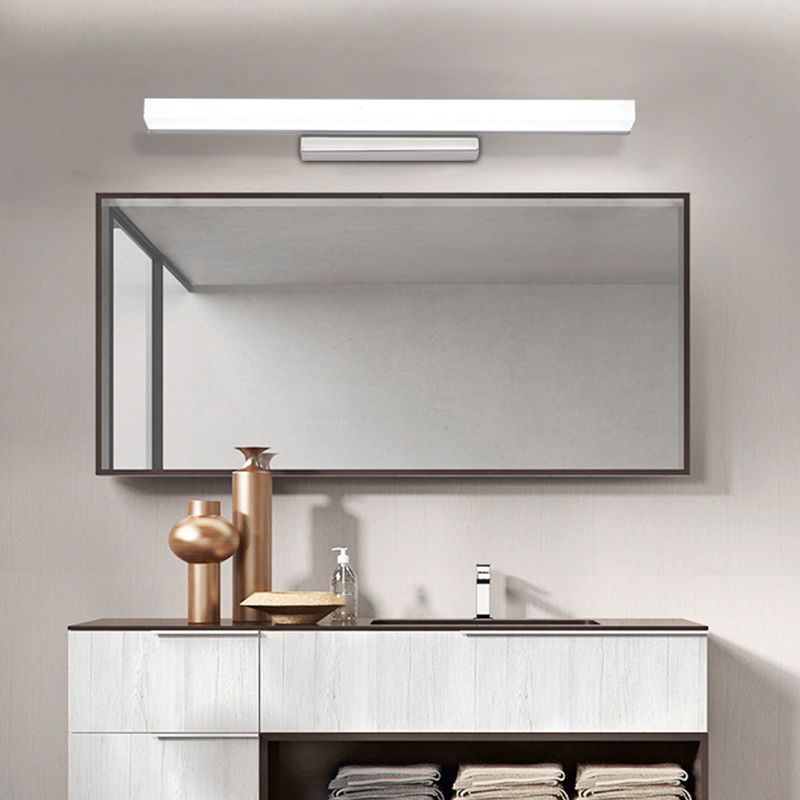 Nordic Style Vanity Light Rectangle Shape Vanity Lamp for Shower Room