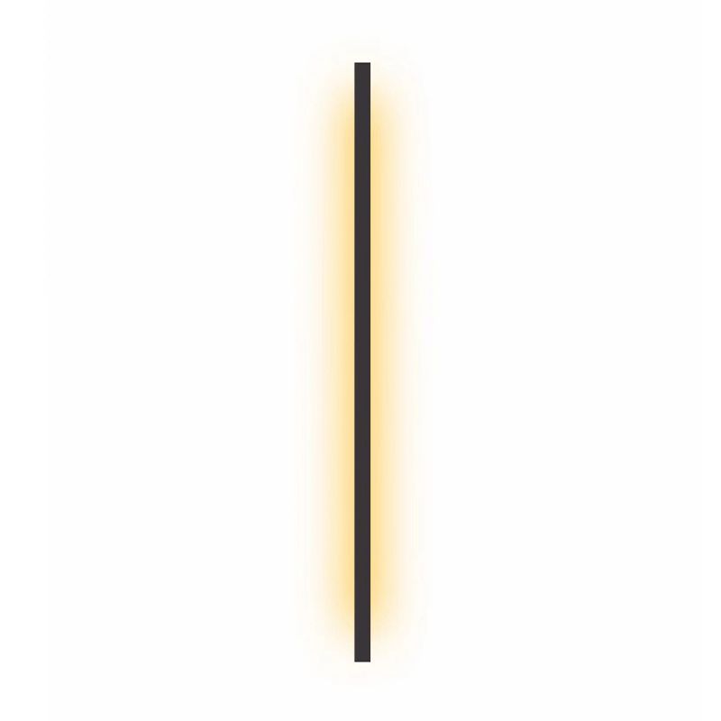 Single Modern Black/Golden Wall Mounted Sconce Linear Wall Light for Living Room