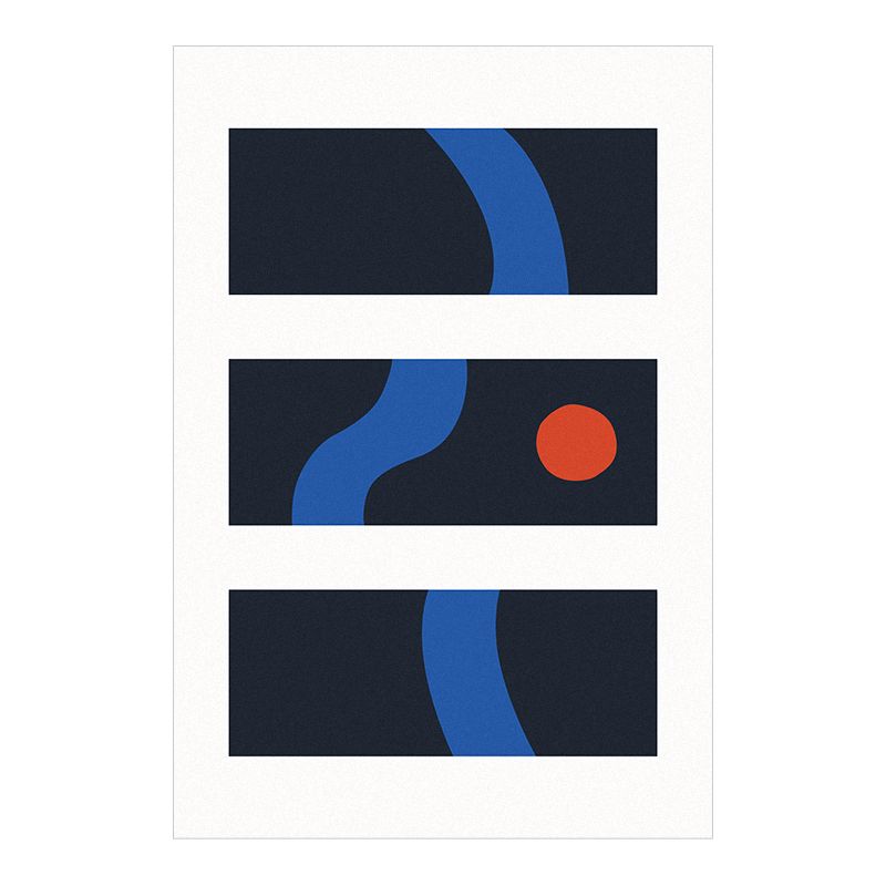 Stylish Modern Carpet Geometric Pattern Polyester Area Rug Stain Resistant Rug for Home Decor