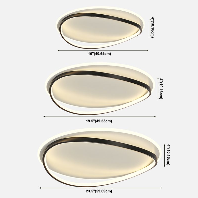 Lampada da soffitto a LED in stile moderno e semplice da incasso per soggiorno