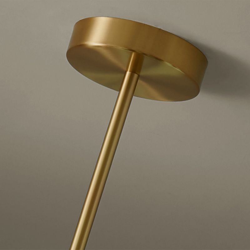 Minimalismo moderno Linear Linear Isola a sospensione illuminazione sferica a soffitto dell'isola di vetro per tavolo da pranzo