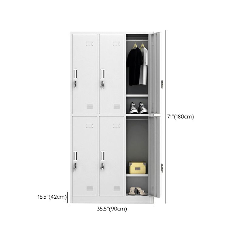 Hinged Door Storage Cabinet for Home Contemporary Metal Cabinet