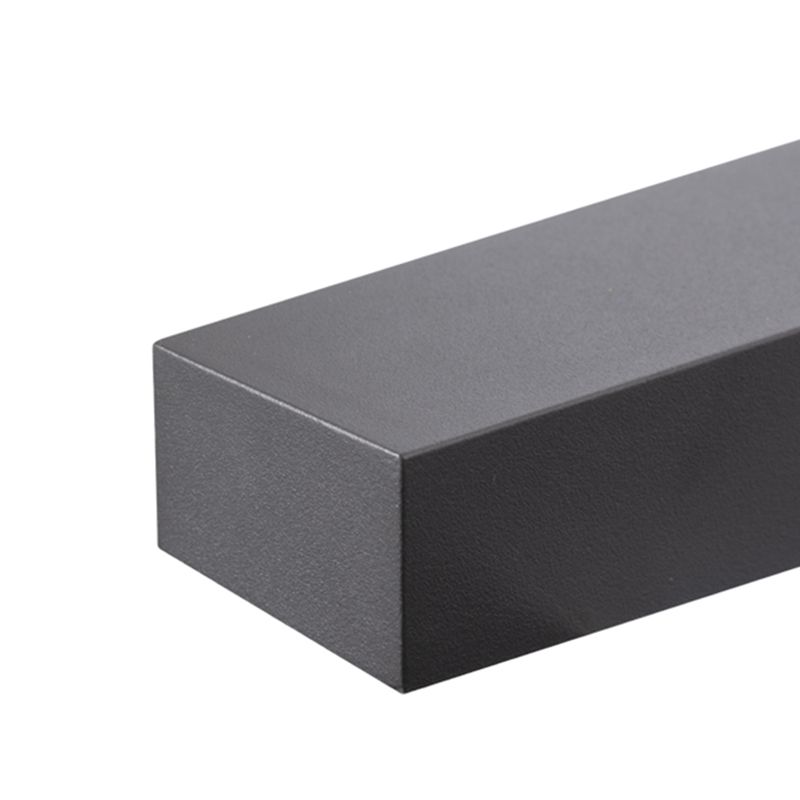 Iluminación moderna de pared de metal LED Rectangular Rectangular LED de 1 luces