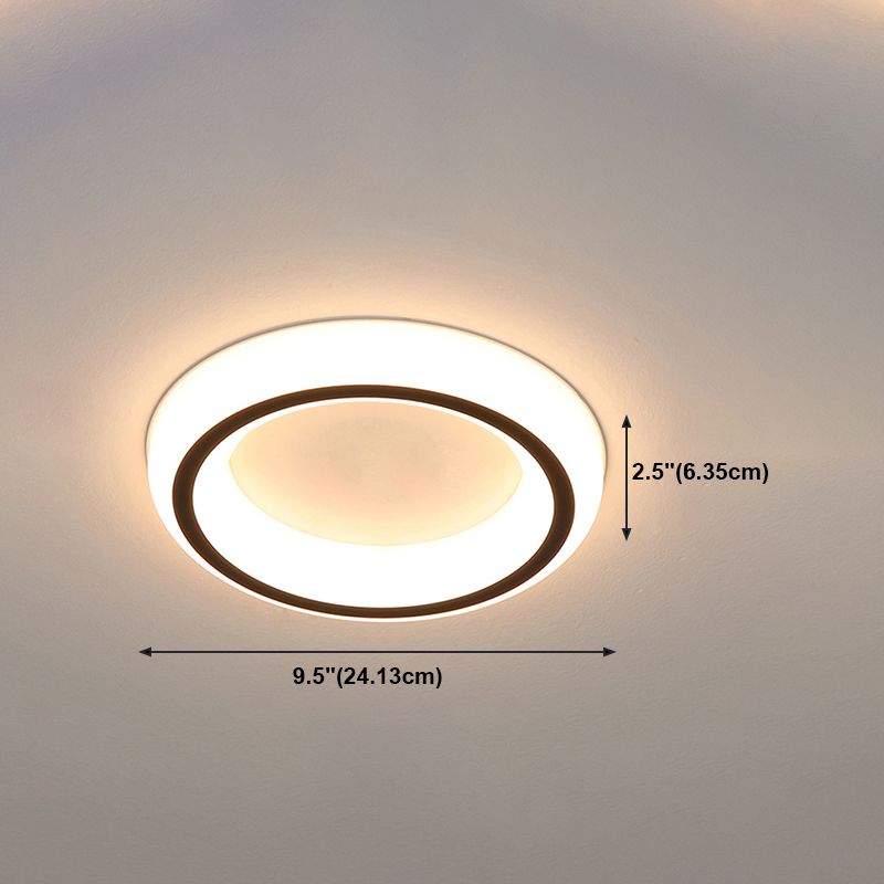 Acrylic Modernist Flush Mounted Ceiling Lights LED Flush Mount Lighting