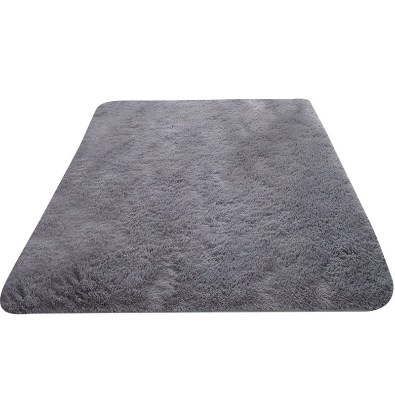 Einfacher fester Farbe Teppich Mehrfachfarbener Polypropylenbereich Teppich Anti-Rutsch-Rückentier-Friendly Innenteppich für Schlafzimmer