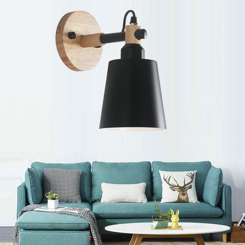1-Light Geometric Wall Lighting Modern Style Metal Wall Lighting Ideas