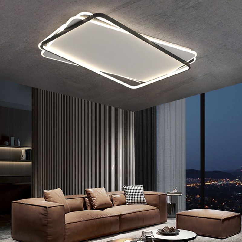 Simple Flush Moun Ceiling Lamp Ultra-thin Lamp for Bedroom Living Room