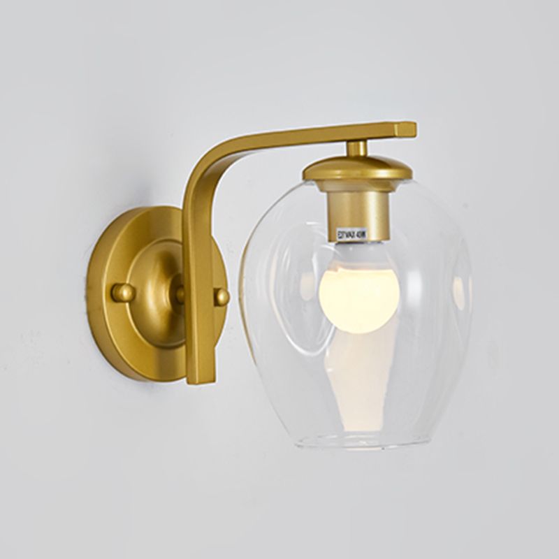 Simplicity Wall Lighting Fixture Round Wall Light Sconce for Bedroom