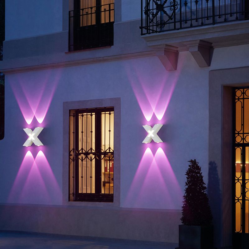 Modern Minimalist Style Wall Sconce Lighting Metal Wall Lighting Ideas for Exterior Wall