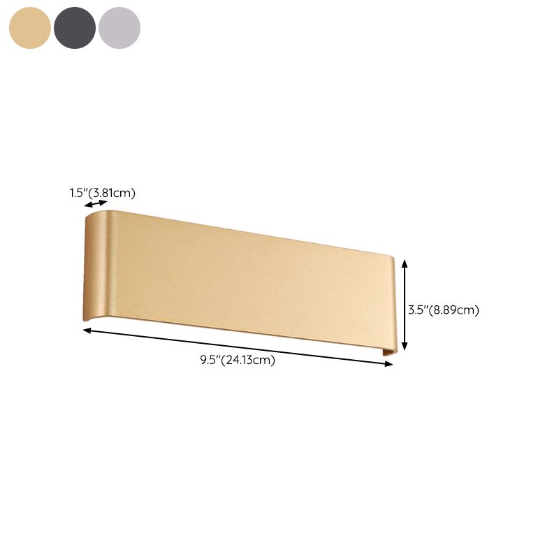 LED Mirror Front Light Modern Simple Vanity Light with Acrylic Shade for Bathroom