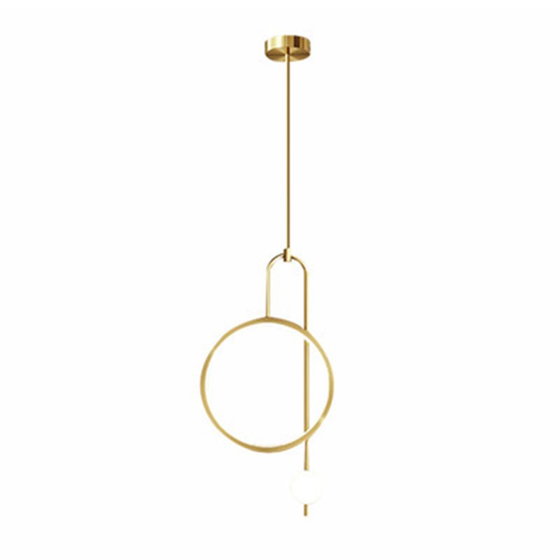 1 Light Ring Pendant Lighting Modern simplicity Acrylic Pendant Ceiling Lights for Restaurant