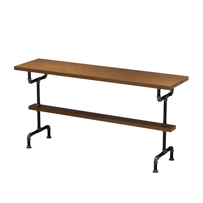 Modern 1/2/4/7 Pieces Solid Wood Pub Table Set Rectangular Counter Table