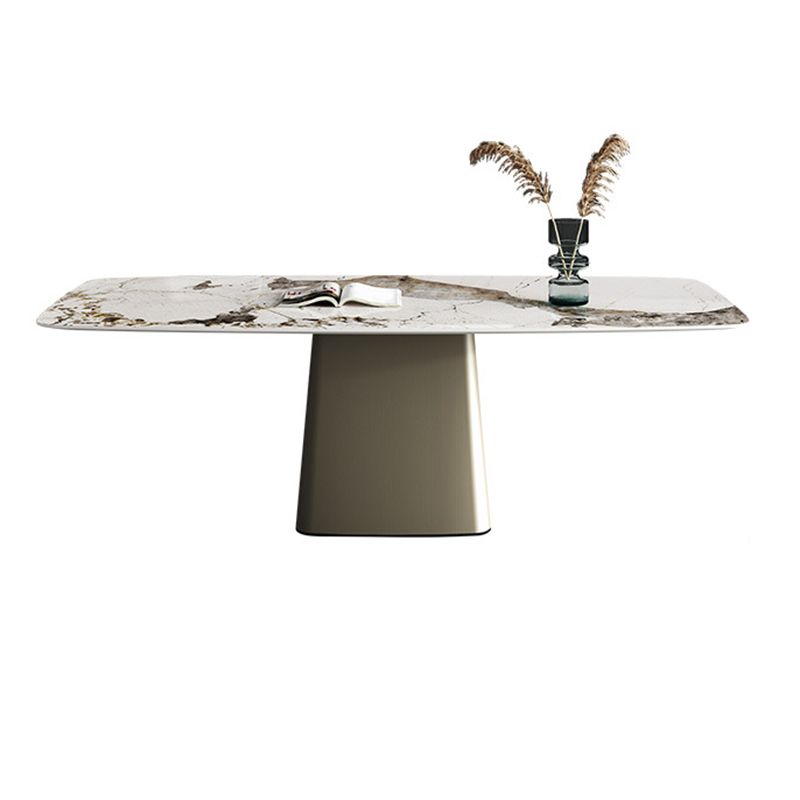 Glam Dinette Set for Dining Room 1/2/3/7 Pieces Glossy White Dining Table Set